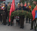 Митинг и возложение цветов к памятнику Лукина М.А. проживающими ГБУ "Трояновского СПНИ"
