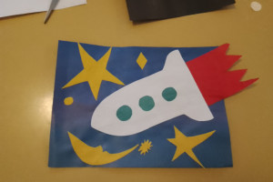 Новости — Работы наших проживающих ко дню Космонавтики — фото